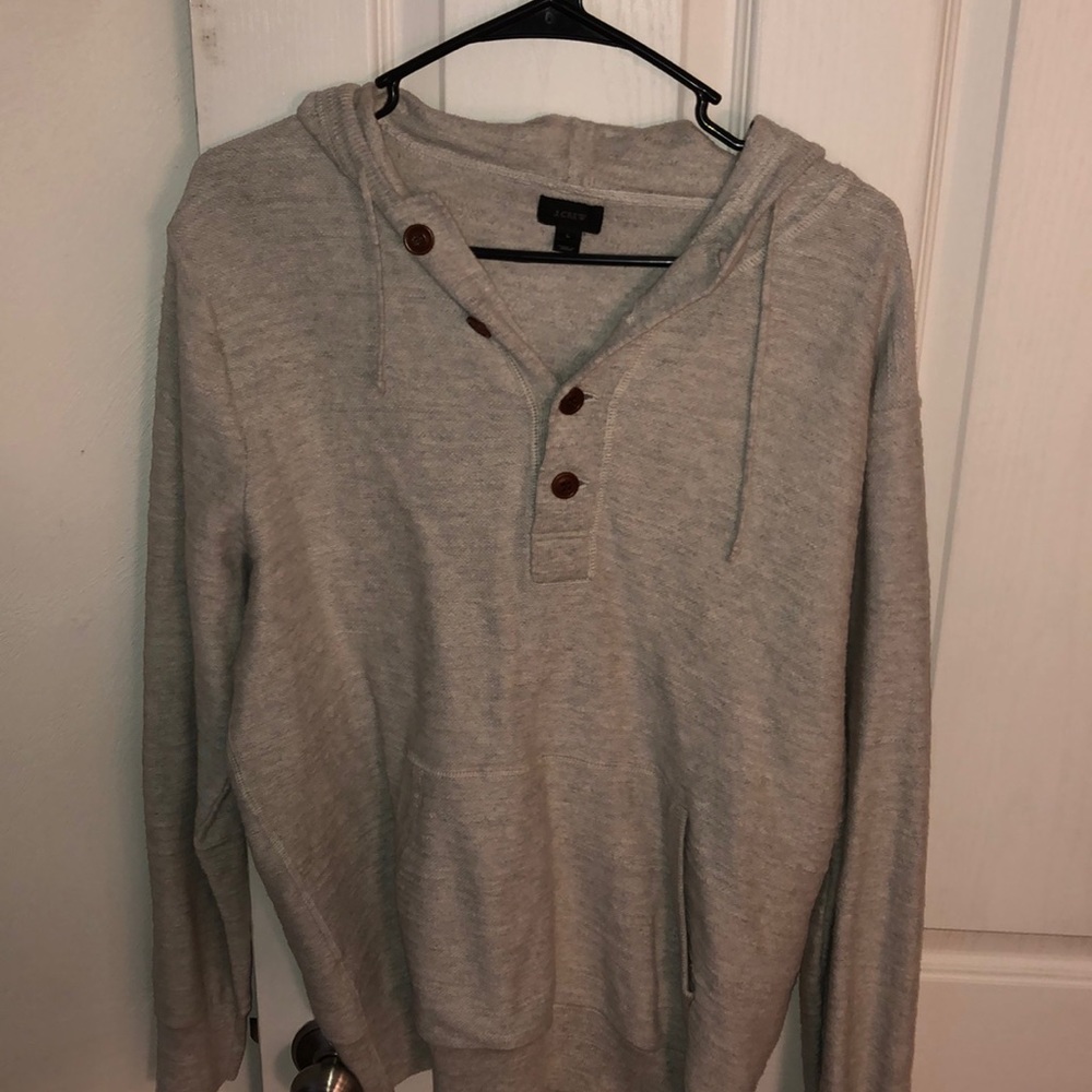 Jcrew henley hoodie